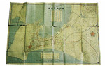 イメージ（昭和初期の市街地図、函館山の地形が空白になっている）