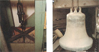 イメージ（時計台の鐘は日本製、重りに使っている石は豊平川から採取しました）