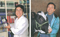 イメージ（（左）同事務局長の肥田久宣さん　（右）「絵本の里を創ろう会」会長の高橋毅さん）