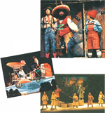イメージ（上から『大泥棒とホッツェンロッツ』1981年　『とべとべヒコーキ乙2号』1987年　『タイコたたきの夢』1992年　）