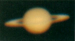イメージ（太陽系第6惑星の土星）