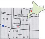イメージ（（北海道地図）もったいない博物館は、古い時代から発達した街並にあるので、駐車場は備えておりません。開館時間／10時～16時、休館日／日曜日冬季休館／12月15日～3月31日）