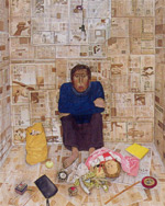 イメージ（「室内風景」1970年　227.3×181.8cm　北海道立近代美術館蔵）